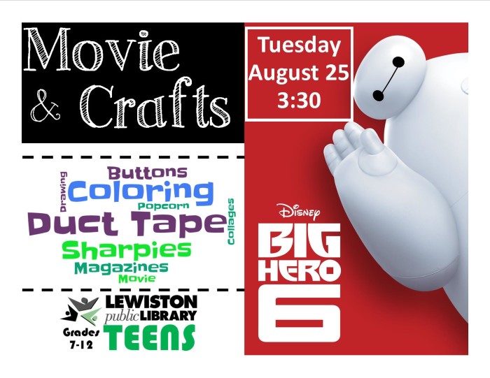 Movie and Crafts Big Hero 6