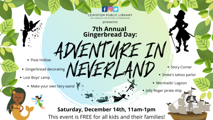 7th Annual Gingerbread Day: Adventure in Neverland