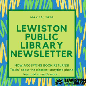 May 18, 2020 Newsletter