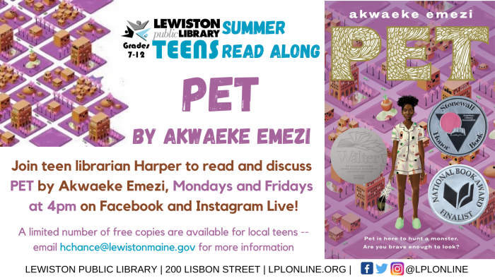 Teen Summer Read Along: PET by Akwaeke Emezi