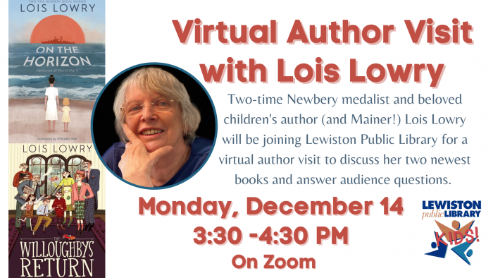 Virtual Author Visit with Lois Lowry