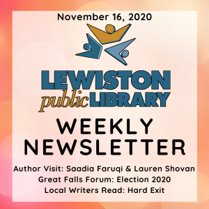 November 14, 2020 Lewiston Public Library Newsletter