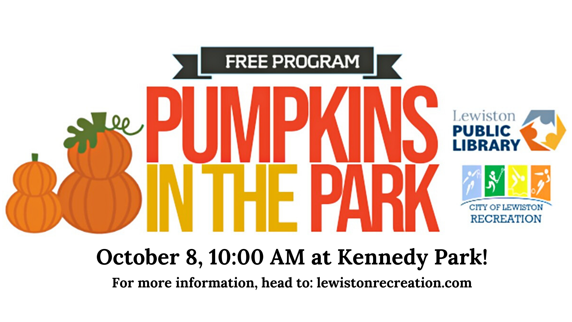 Pumpkins in the Park // Lewiston Public Library, Maine