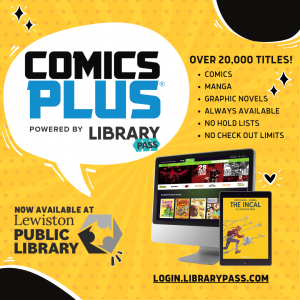 Comics Plus. Over 20,000 titles. Comics, Manga, Graphic Novels, Always Available, No hold Lists, No Checkout Limits. login.librarypass.com