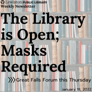 The library is open, masks required
