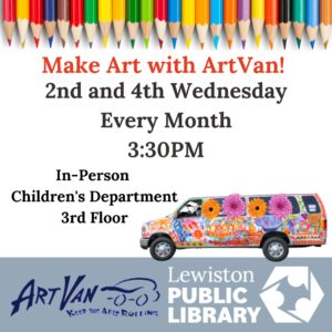 Graphic for Make Art with ArtVan program. 