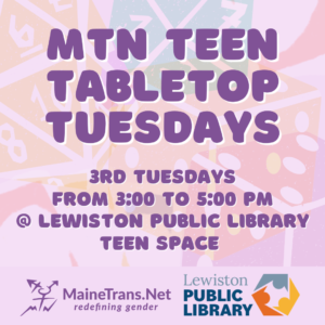 MTN Teen Tabletop Tuesdays