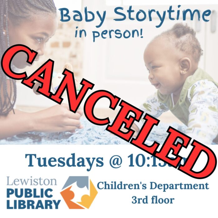 Canceled storytime graphic.