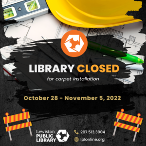Library Closed for Carpet Installation