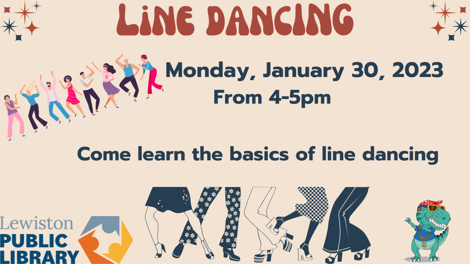 Introduction to Line Dancing // Lewiston Public Library, Maine