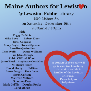 Icon for the Maine Authors for Lewiston Event