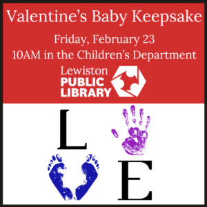 Graphic for Valentine's Baby Keepsake program