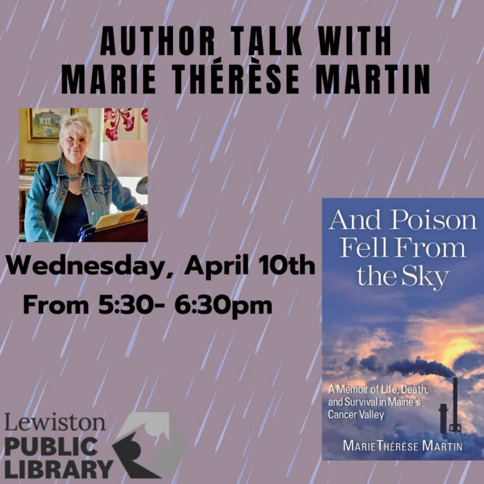 Graphic for LPL Author talk with Martin