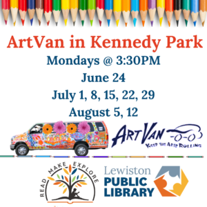 Graphic for ArtVan in Kennedy Park program.