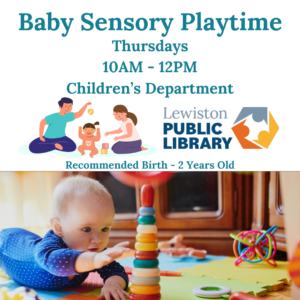 Graphic for Baby Sensory Playtime program.