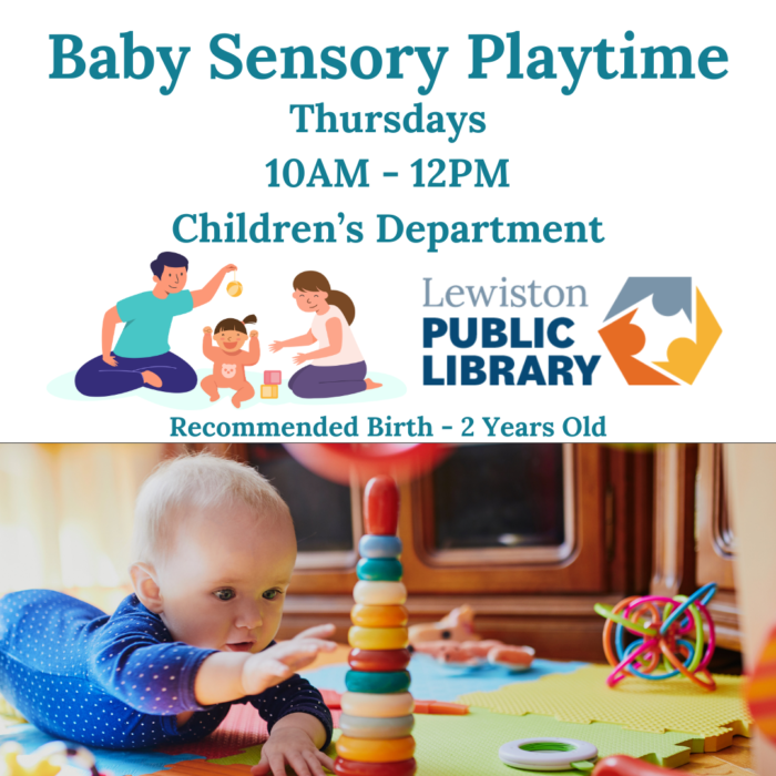 Graphic for Baby Sensory Playtime program.