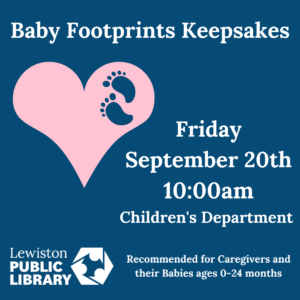 Graphic for Baby Footprints Keepsakes program.