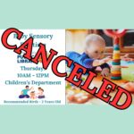 Canceled Baby Sensory Playtime program graphic