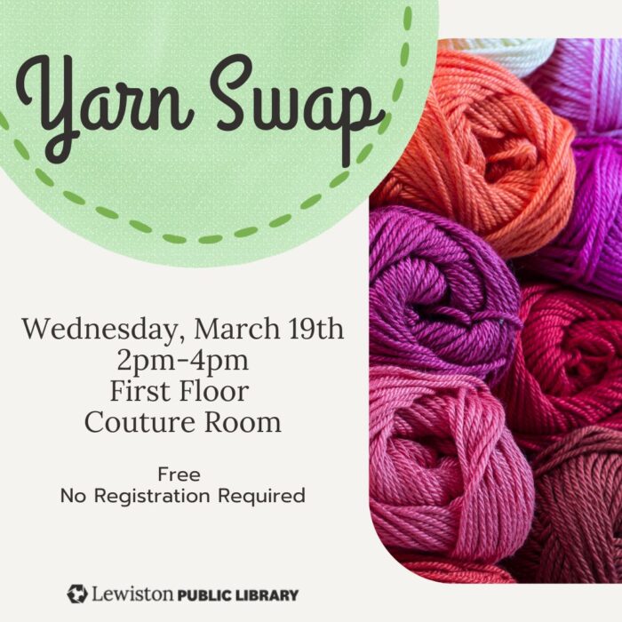 Graphic for yarn swap program