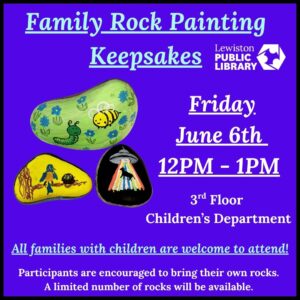 Graphic for Family Rock Painting Keepsakes program.