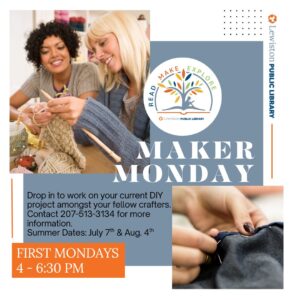 Graphic for maker monday program