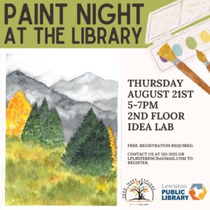 graphic for paint night program