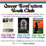 graphic for queer nonfiction book club