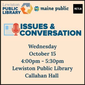 graphic for Issues & Conversations program