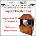 Graphic for Beautiful Blackbird Theater Play program.