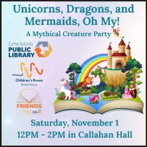 Graphic for Unicorns, Dragons, and Mermaids, Oh My! program.