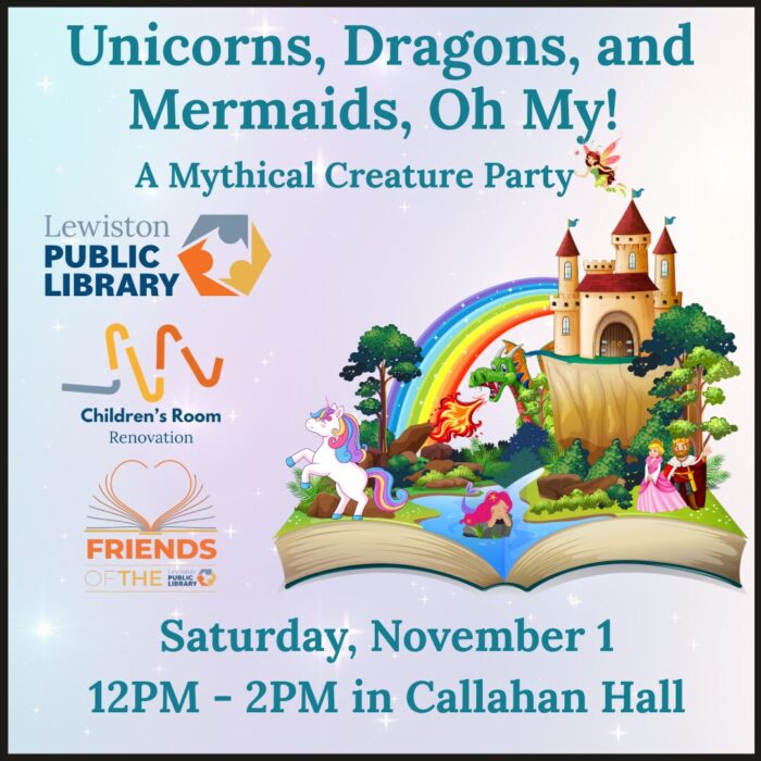 Graphic for Unicorns, Dragons, and Mermaids, Oh My! program.