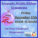 Graphic for Keepsake Height Ribbon Ornaments program.