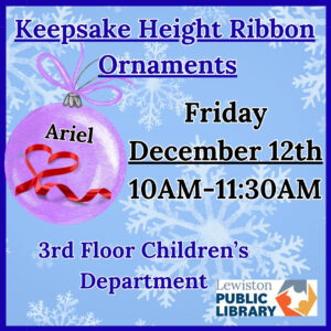 Graphic for Keepsake Height Ribbon Ornaments program.