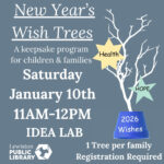 Graphic for New Year's Wish Trees program.