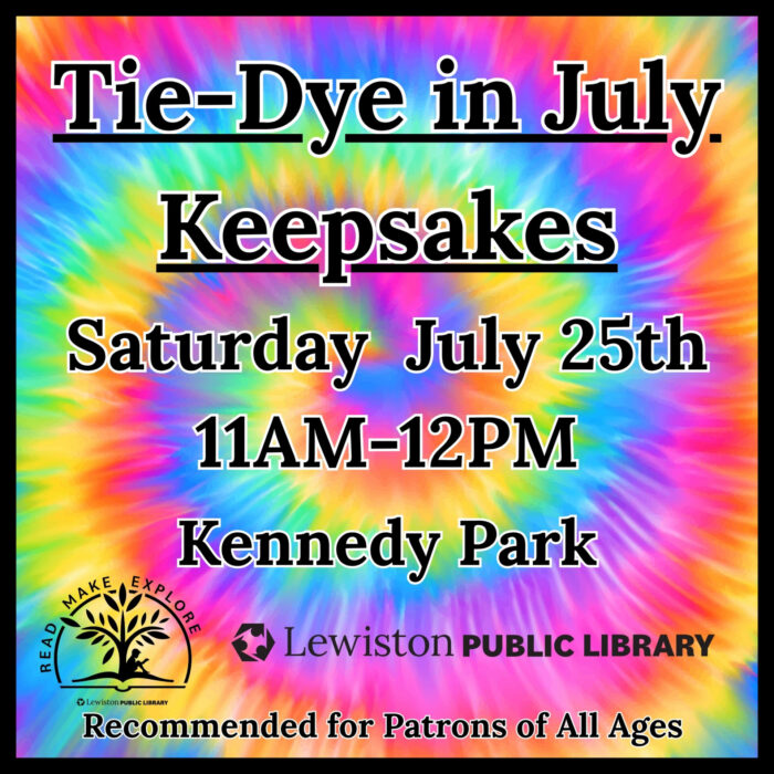 Graphic for Tie-Dye Keepsake program.