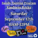 Graphic family painting program kindness rocks program.