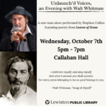 graphic for walt whitman program