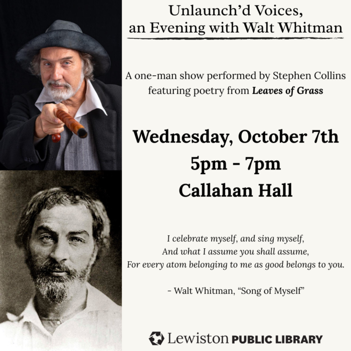 graphic for Walt Whitman program