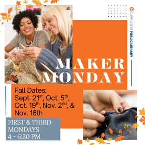 graphic for maker monday fall 2026 dates