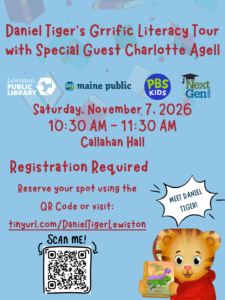 Daniel Tiger's Grrrific Literacy Tour program.