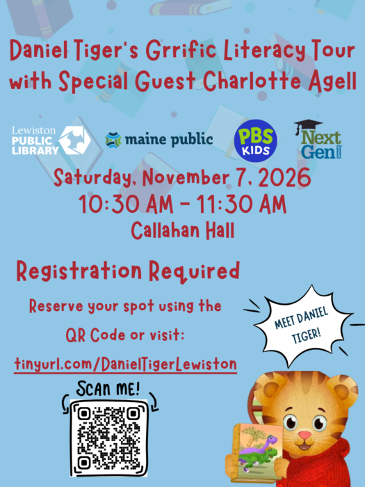 Daniel Tiger's Grrrific Literacy Tour program.
