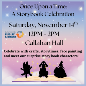 Graphic for the Once Upon a Time: A Storybook Celebration program.